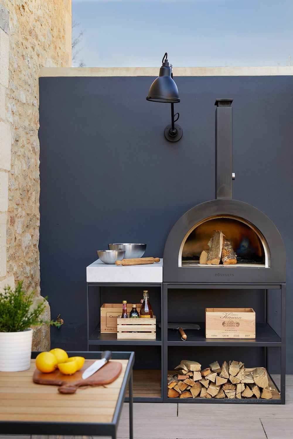 outdoor kitchen oven