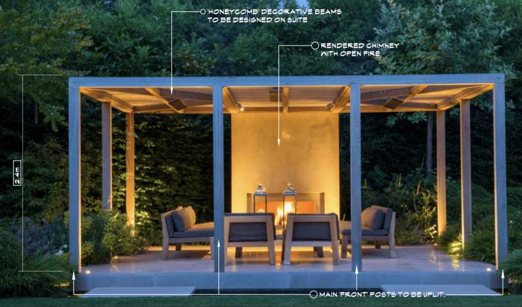 garden lighting plan