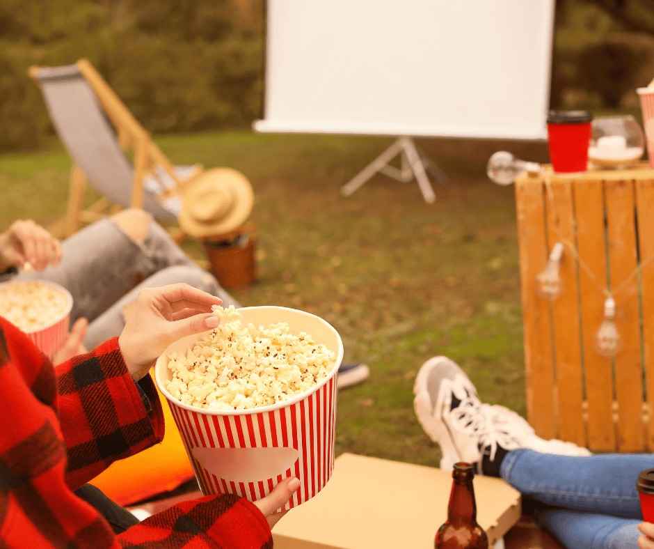 garden cinema and popcorn