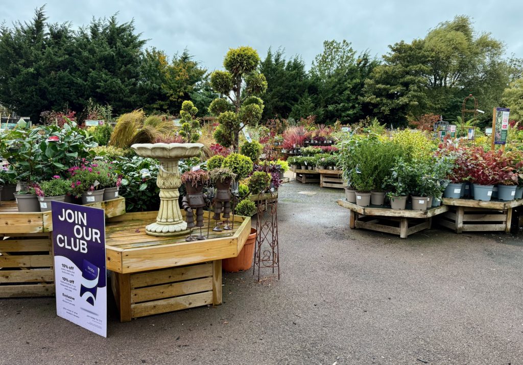 Webbs garden centre inside cheltenham